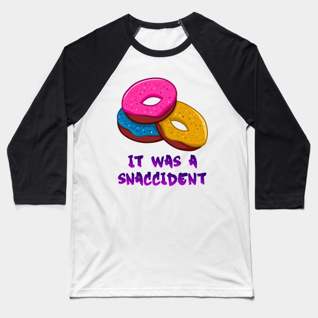 Donut Diet Baseball T-Shirt by mailboxdisco